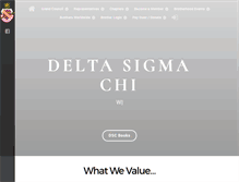 Tablet Screenshot of deltasigmachi.org